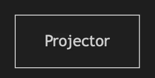 Power Setup Diagram - Projector